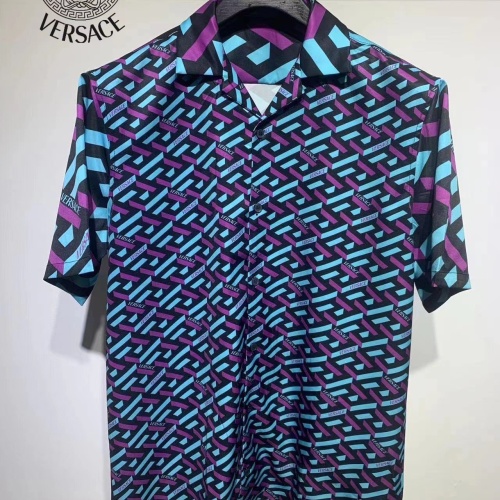 Versace Shirts Short Sleeved For Men #1058114
