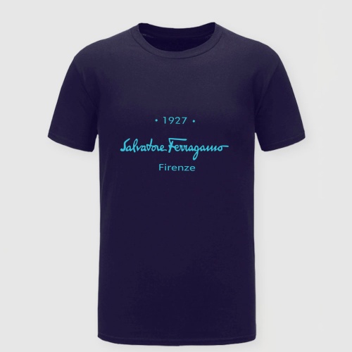 Salvatore Ferragamo T-Shirts Short Sleeved For Men #1058191 $25.00 USD, Wholesale Replica Salvatore Ferragamo T-Shirts