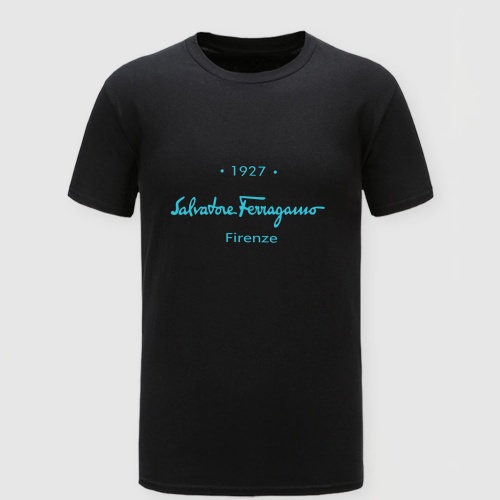Salvatore Ferragamo T-Shirts Short Sleeved For Men #1058192 $25.00 USD, Wholesale Replica Salvatore Ferragamo T-Shirts