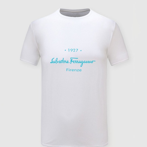 Salvatore Ferragamo T-Shirts Short Sleeved For Men #1058193 $25.00 USD, Wholesale Replica Salvatore Ferragamo T-Shirts