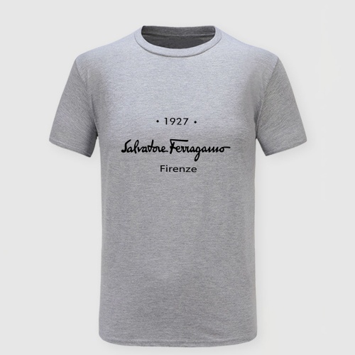Salvatore Ferragamo T-Shirts Short Sleeved For Men #1058194 $25.00 USD, Wholesale Replica Salvatore Ferragamo T-Shirts