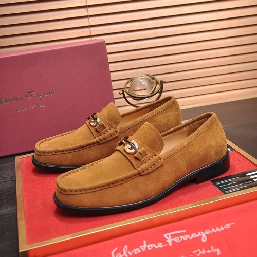 Salvatore Ferragamo Leather Shoes For Men #1058198