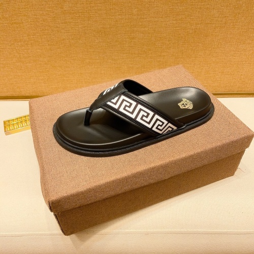 Replica Versace Slippers For Men #1058463 $48.00 USD for Wholesale