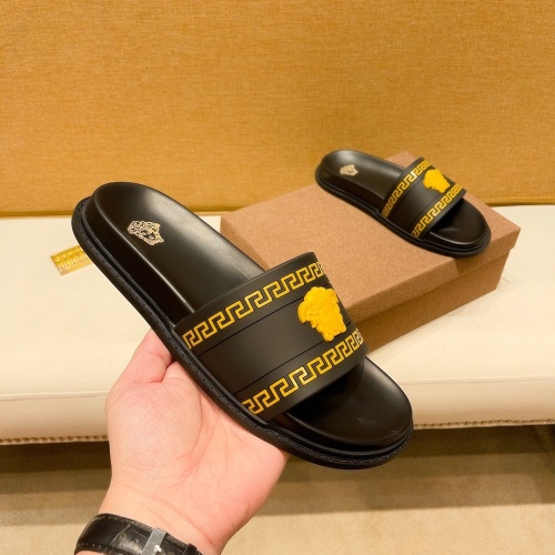 Replica Versace Slippers For Men #1058467 $48.00 USD for Wholesale