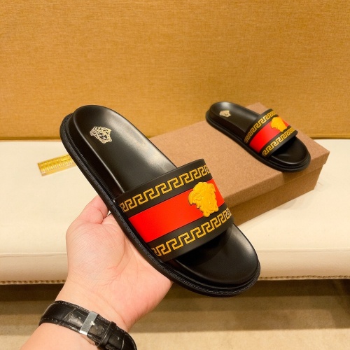 Replica Versace Slippers For Men #1058468 $48.00 USD for Wholesale