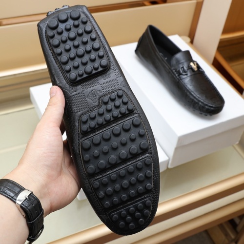 Replica Versace Leather Shoes For Men #1058568 $88.00 USD for Wholesale