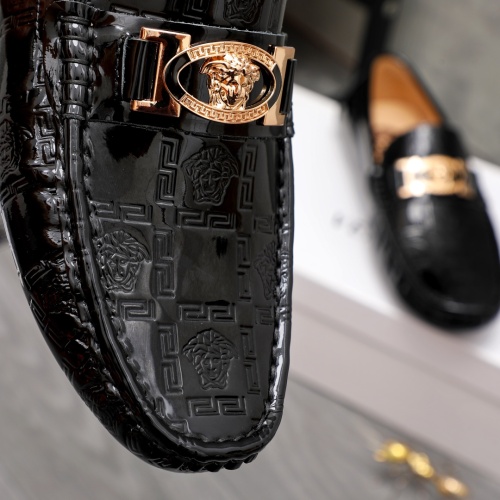 Replica Versace Leather Shoes For Men #1058599 $68.00 USD for Wholesale