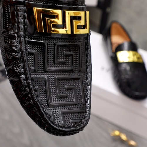 Replica Versace Leather Shoes For Men #1058608 $68.00 USD for Wholesale