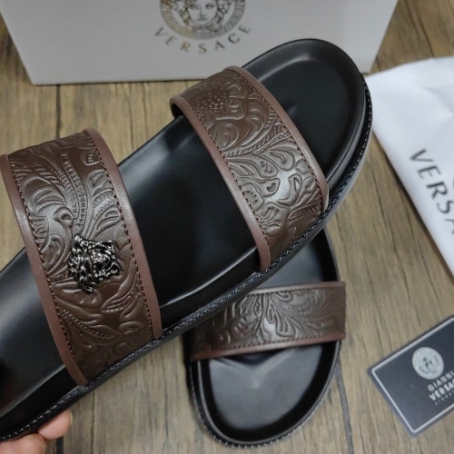 Replica Versace Slippers For Men #1058755 $48.00 USD for Wholesale