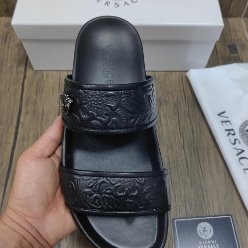 Replica Versace Slippers For Men #1058756 $48.00 USD for Wholesale