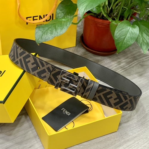 Replica Fendi AAA Quality Belts For Men #1059259 $60.00 USD for Wholesale