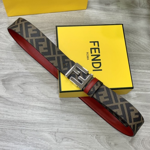 Replica Fendi AAA Quality Belts For Men #1059273 $60.00 USD for Wholesale