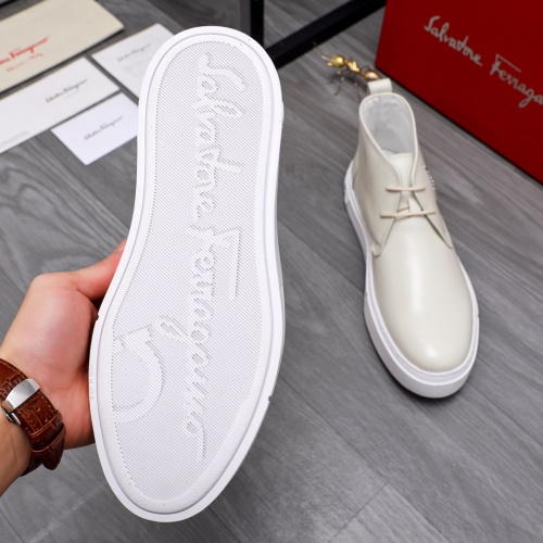 Replica Salvatore Ferragamo High Tops Shoes For Men #1059311 $102.00 USD for Wholesale