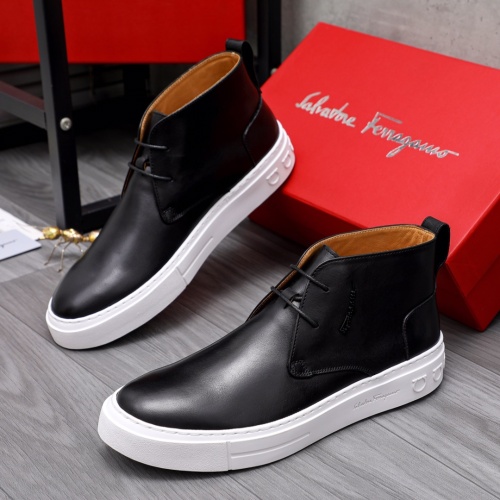 Salvatore Ferragamo High Tops Shoes For Men #1059312