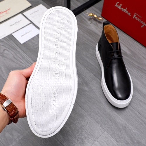 Replica Salvatore Ferragamo High Tops Shoes For Men #1059312 $102.00 USD for Wholesale