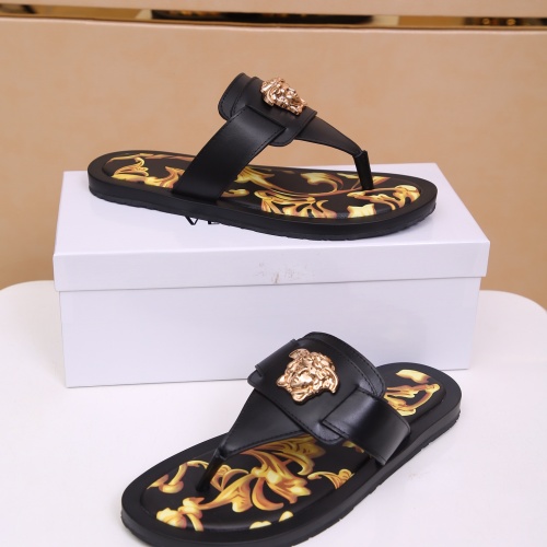 Replica Versace Slippers For Men #1060213 $48.00 USD for Wholesale