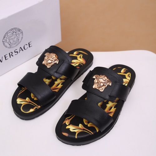 Versace Slippers For Men #1060214 $48.00 USD, Wholesale Replica Versace Slippers