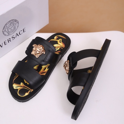 Replica Versace Slippers For Men #1060214 $48.00 USD for Wholesale