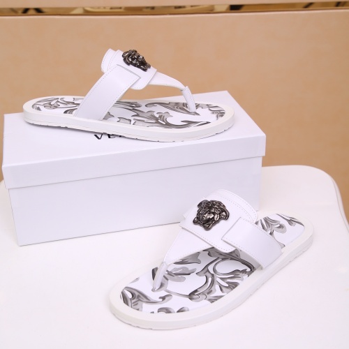 Replica Versace Slippers For Men #1060219 $48.00 USD for Wholesale