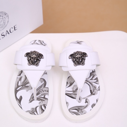 Replica Versace Slippers For Men #1060219 $48.00 USD for Wholesale