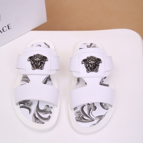 Replica Versace Slippers For Men #1060220 $48.00 USD for Wholesale