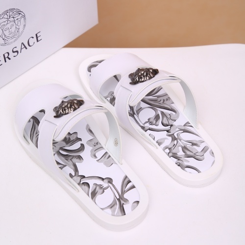 Replica Versace Slippers For Men #1060220 $48.00 USD for Wholesale