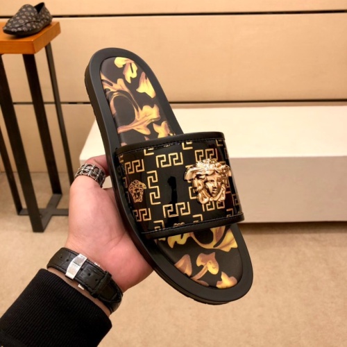 Replica Versace Slippers For Men #1060239 $48.00 USD for Wholesale