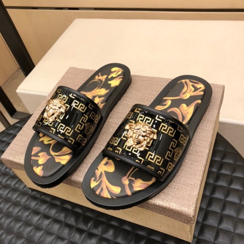 Replica Versace Slippers For Men #1060239 $48.00 USD for Wholesale