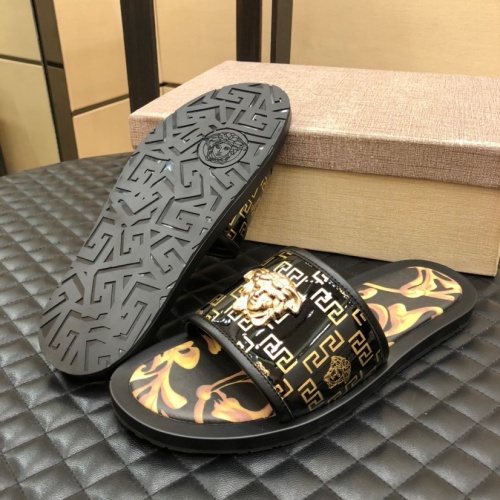 Replica Versace Slippers For Men #1060239 $48.00 USD for Wholesale