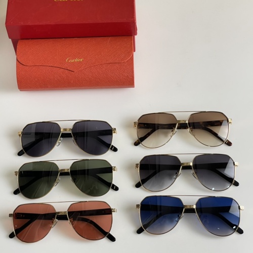 Replica Cartier AAA Quality Sunglassess #1060528 $42.00 USD for Wholesale