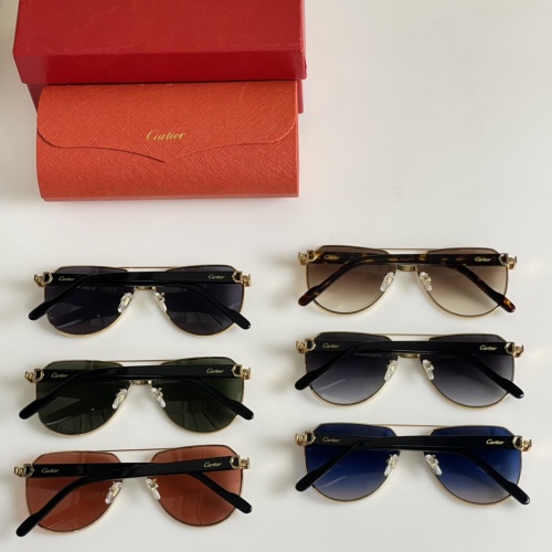 Replica Cartier AAA Quality Sunglassess #1060528 $42.00 USD for Wholesale