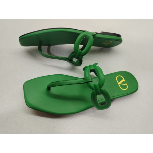 Replica Valentino Slippers For Women #1060542 $80.00 USD for Wholesale