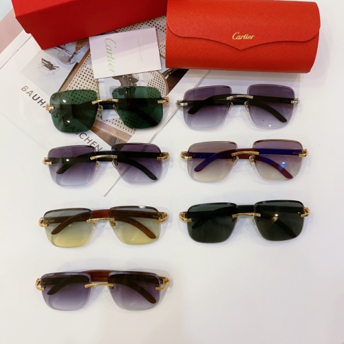 Replica Cartier AAA Quality Sunglassess #1060559 $56.00 USD for Wholesale