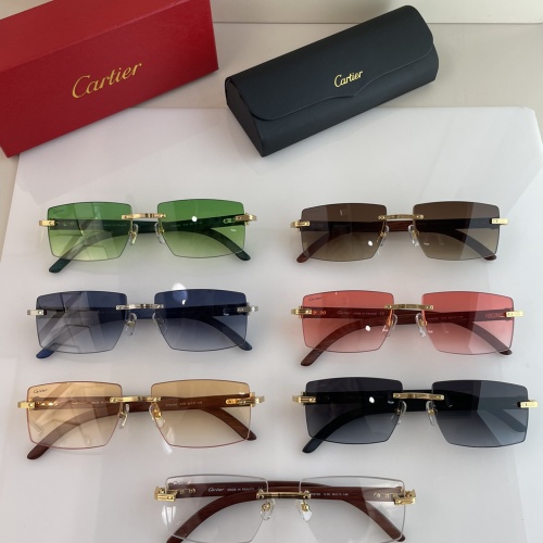 Replica Cartier AAA Quality Sunglassess #1060578 $60.00 USD for Wholesale