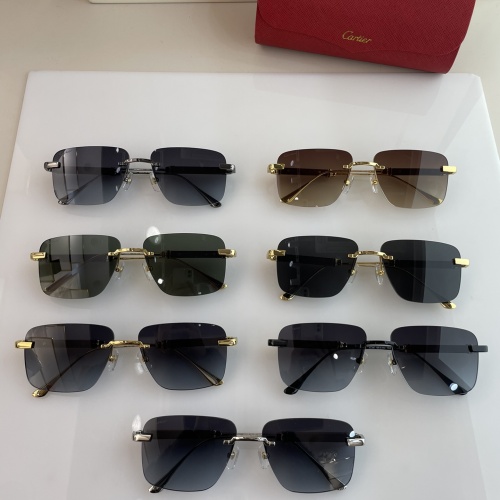 Replica Cartier AAA Quality Sunglassess #1060586 $60.00 USD for Wholesale