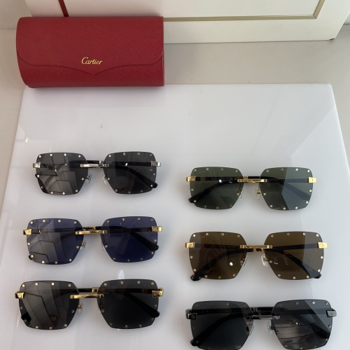 Replica Cartier AAA Quality Sunglassess #1060610 $68.00 USD for Wholesale
