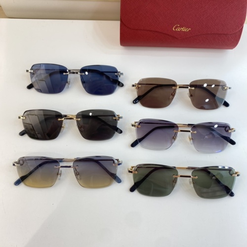 Replica Cartier AAA Quality Sunglassess #1060621 $68.00 USD for Wholesale