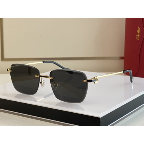 Cartier AAA Quality Sunglassess #1060622 $68.00 USD, Wholesale Replica Cartier AAA Quality Sunglassess