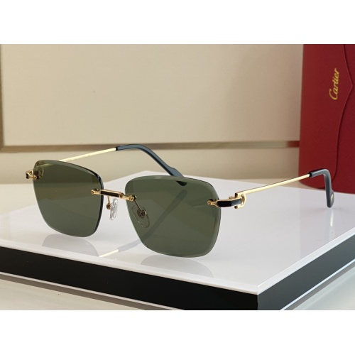 Cartier AAA Quality Sunglassess #1060623 $68.00 USD, Wholesale Replica Cartier AAA Quality Sunglassess