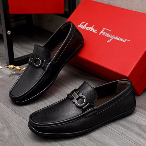 Salvatore Ferragamo Leather Shoes For Men #1060792 $80.00 USD, Wholesale Replica Salvatore Ferragamo Leather Shoes