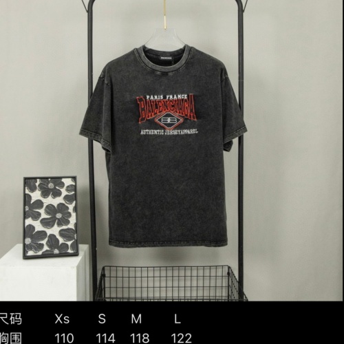 Replica Balenciaga T-Shirts Short Sleeved For Unisex #1060828 $36.00 USD for Wholesale