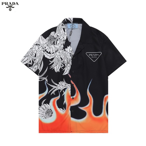 Prada Shirts Short Sleeved For Men #1060832