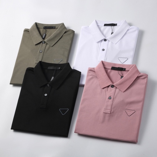 Replica Prada T-Shirts Short Sleeved For Men #1061416 $39.00 USD for Wholesale