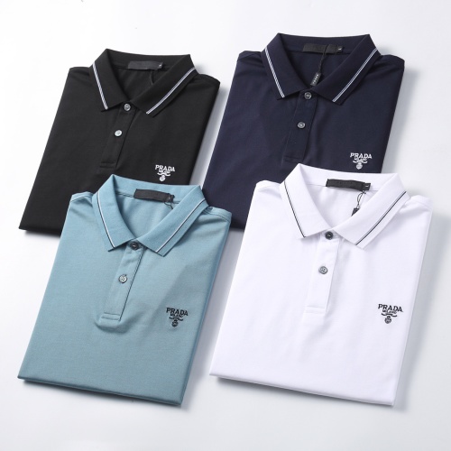 Replica Prada T-Shirts Short Sleeved For Men #1061418 $39.00 USD for Wholesale