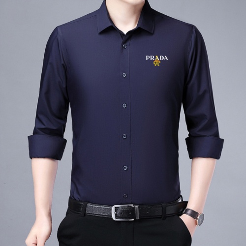 Prada Shirts Long Sleeved For Men #1061568