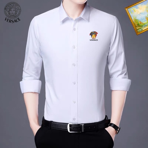Versace Shirts Long Sleeved For Men #1061582