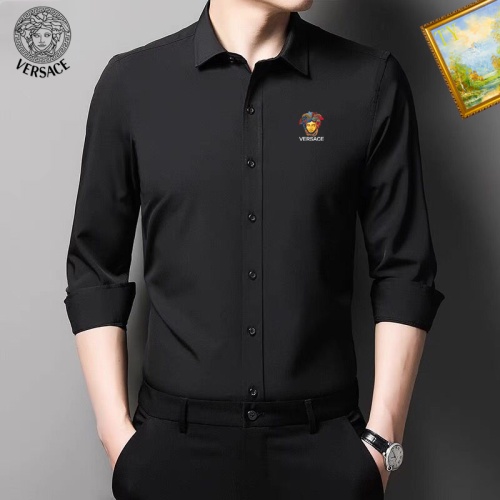 Versace Shirts Long Sleeved For Men #1061583