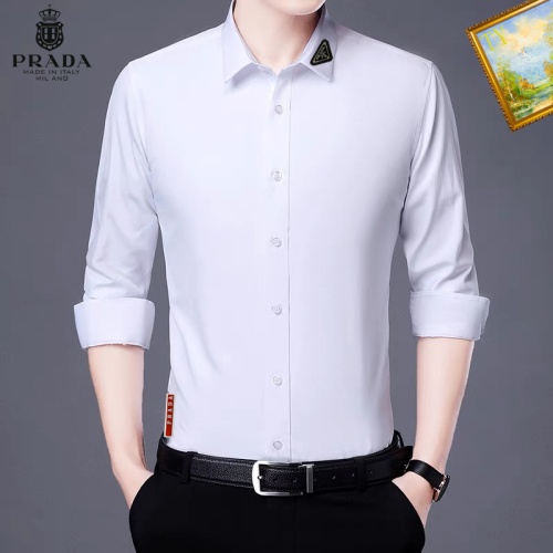 Prada Shirts Long Sleeved For Men #1061599