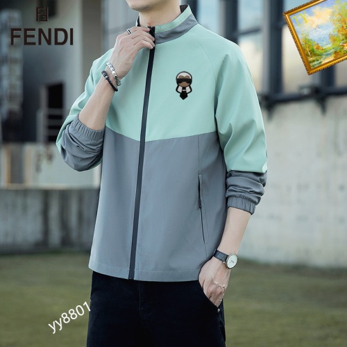 Fendi Jackets Long Sleeved For Men #1061615 $60.00 USD, Wholesale Replica Fendi Jackets