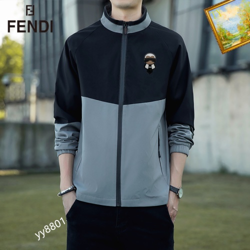 Fendi Jackets Long Sleeved For Men #1061617 $60.00 USD, Wholesale Replica Fendi Jackets